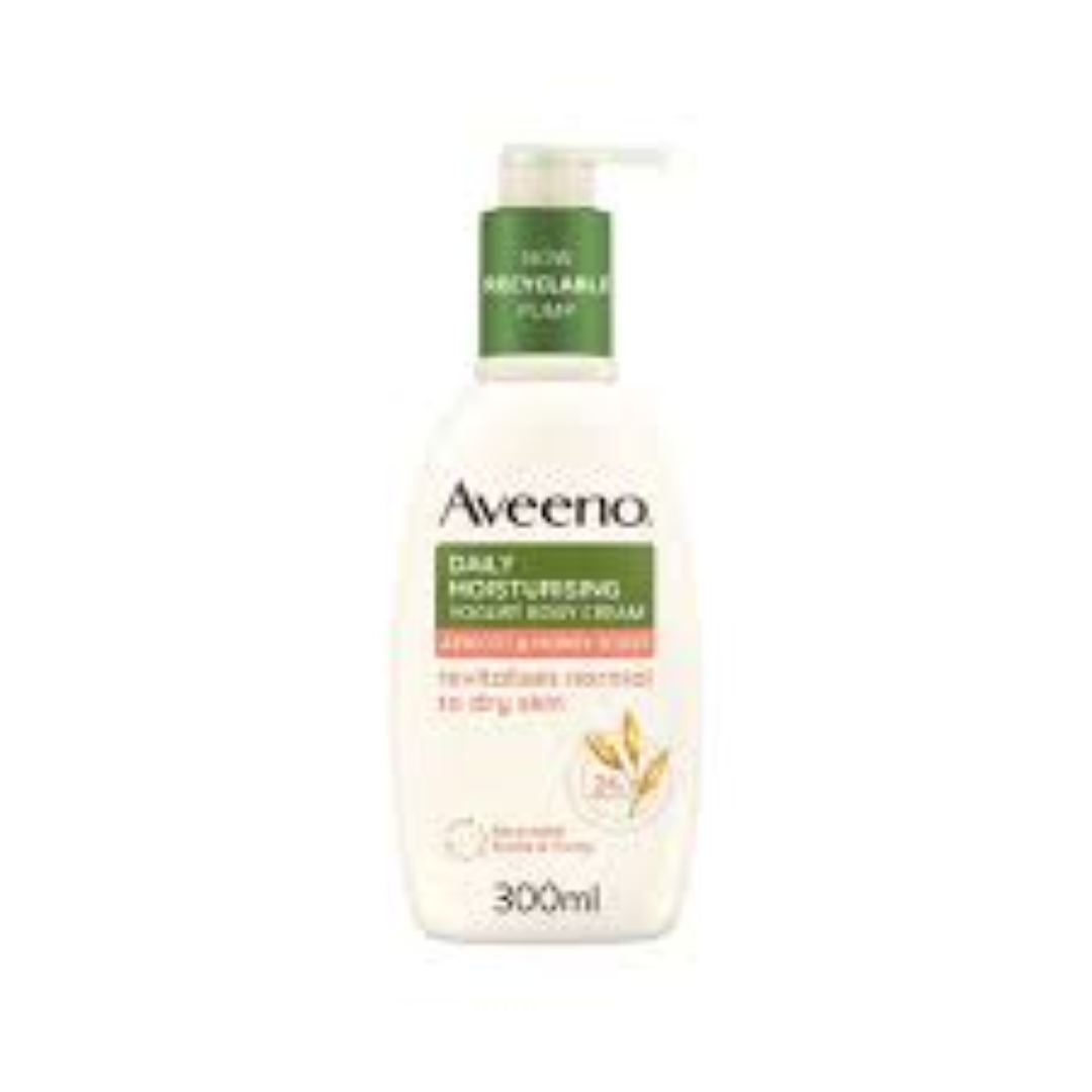 AVEENO D/M BODY CREAM APRICOT N HONEY SCENT 300ML